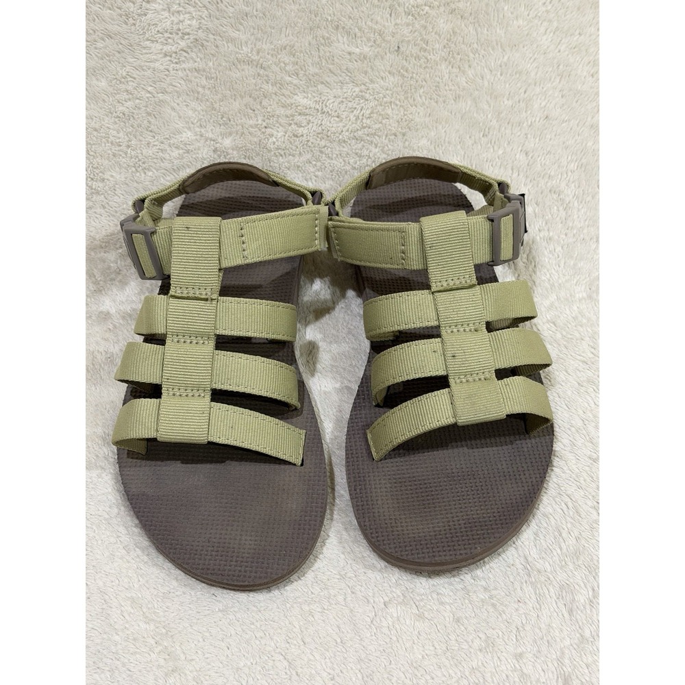 Teva Women's Sz 7 Original Dorado Green Gladiator Strappy Sandals 1106854 Hike